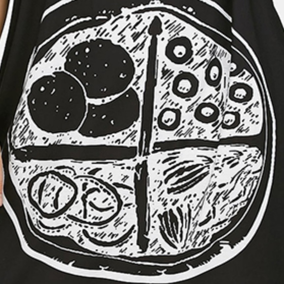 ♠ Plus Size Graffiti Baggy Graphic T-Shirt Dress ♠ - Picture 6 of 8